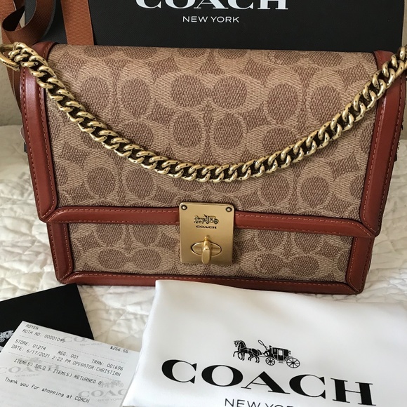 Coach Hutton Shoulder bag in Signature Canvas - Picture 2 of 6